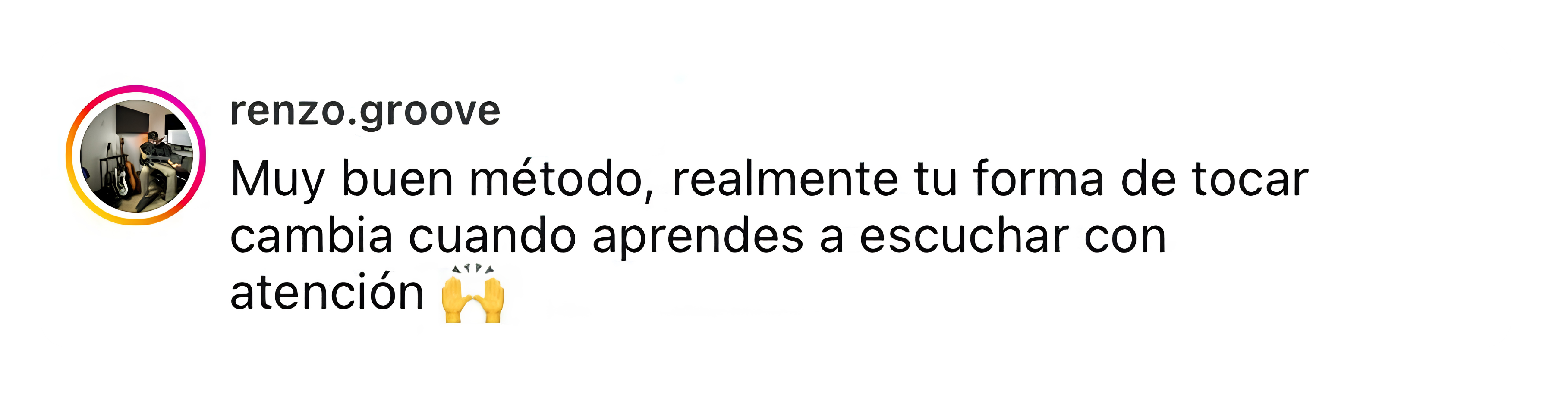 Testimonio alumno